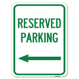 Reserved Parking (Left Arrow)