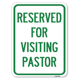 Reserved for Visiting Pastor