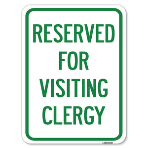 Reserved for Visiting Clergy