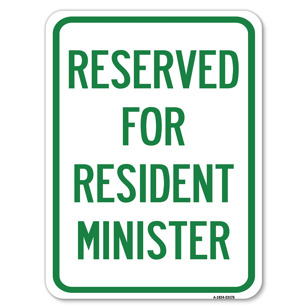 Reserved for Resident Minister