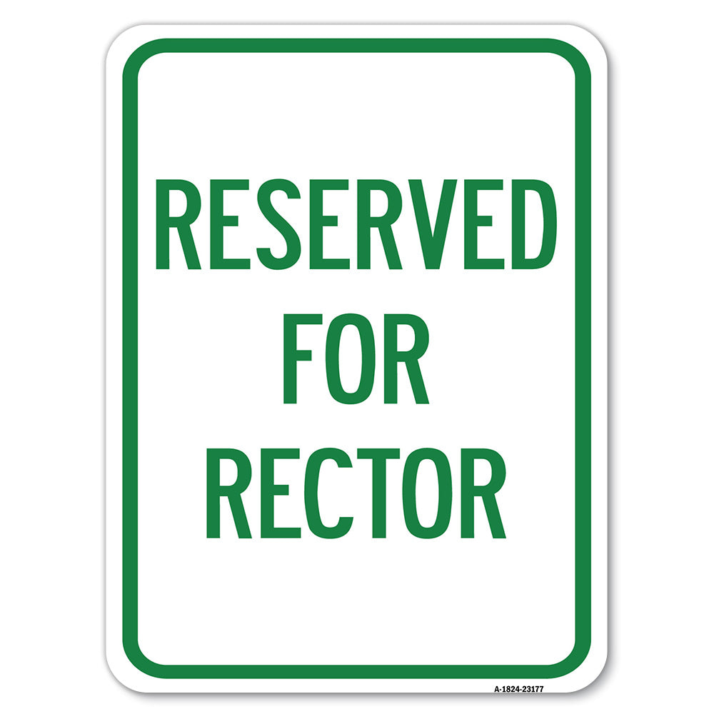 Reserved for Rector