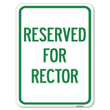 Reserved for Rector