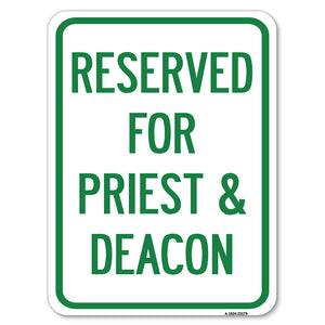 Reserved for Priest & Deacon