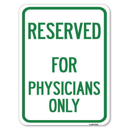 Reserved for Physicians Only