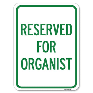 Reserved for Organist