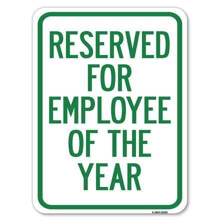 Reserved for Employee of the Year