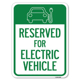Reserved for Electric Vehicle (With Graphic)