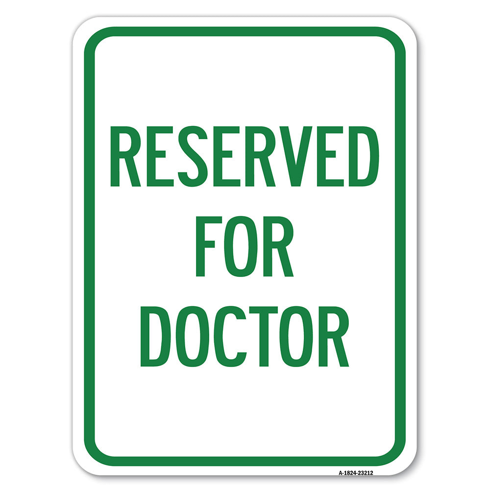 Reserved for Doctor