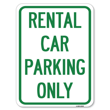 Rental Car Parking Only