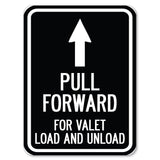 Pull Forward for Valet Load and Unload (With Up Arrow)