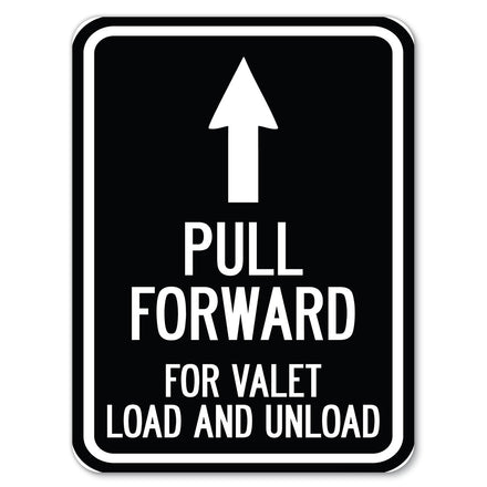 Pull Forward for Valet Load and Unload (With Up Arrow)