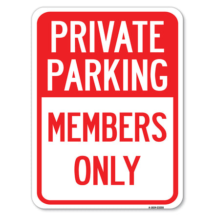 Private Parking, Members Only
