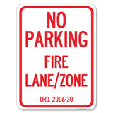 Princeton New Jersey No Parking Fire Lane Zone
