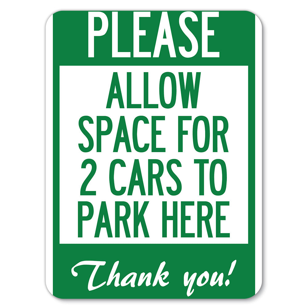 Please - Allow Space for 2 Cars to Park Here Thank You!