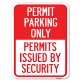 Permit Parking Only, Permits Issued by Security