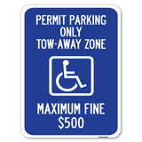 Permit Parking Only Tow-Away Zone Maximum Fine