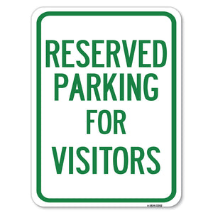 Parking Space Reserved Sign Parking Reserved for Visitors