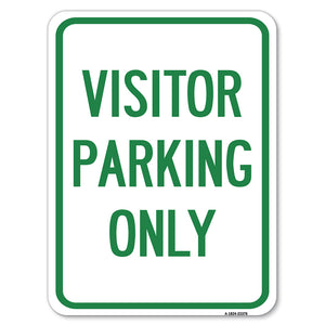 Parking Reserved Sign Visitor Parking Only
