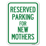 Parking Reserved for New Mothers