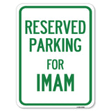 Parking Reserved for Imam