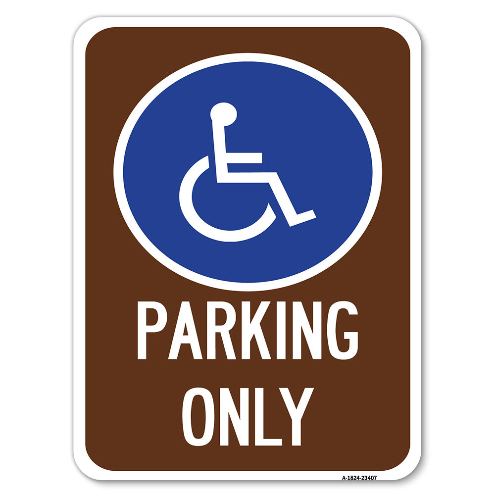Parking Only (With New Access Symbol)