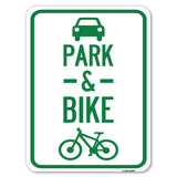 Park & Ride (With Bicycle Graphic