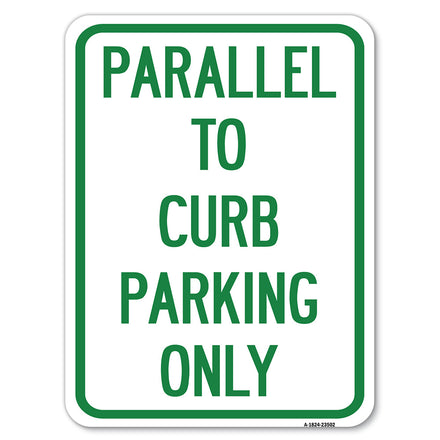 Parallel to Curb Parking Only