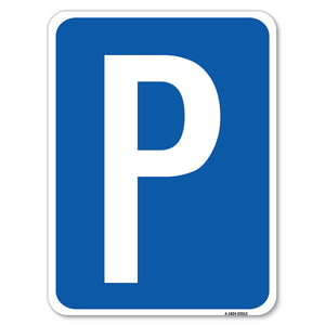 P Symbol (Parking Sign)