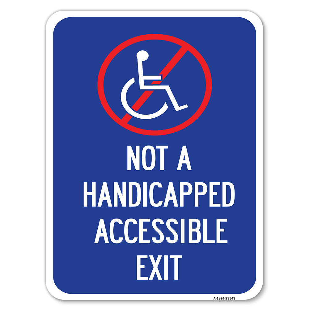 Not A Handicapped Accessible Exit (With Graphic)