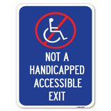Not A Handicapped Accessible Exit (With Graphic)