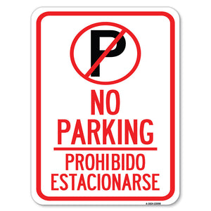 No Parking Prohibido Estacionar (No Parking Symbol)