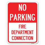 No Parking Sign No Parking - Fire Department Connection