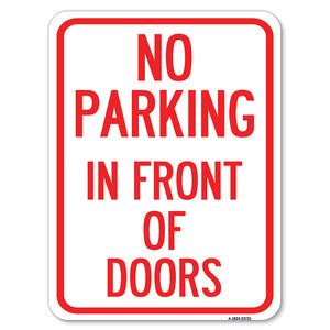 No Parking in Front of Doors