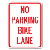 No Parking Bike Lane