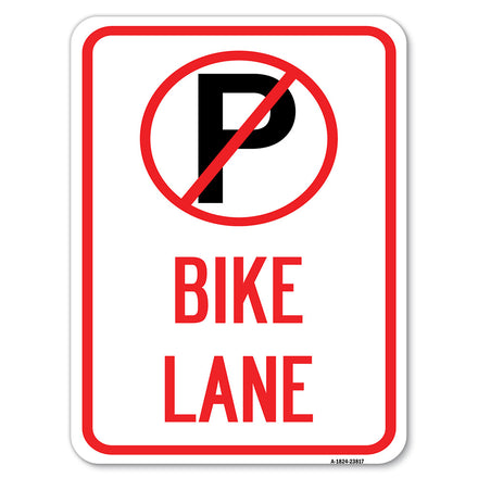 No Parking (Symbol) Bike Lane