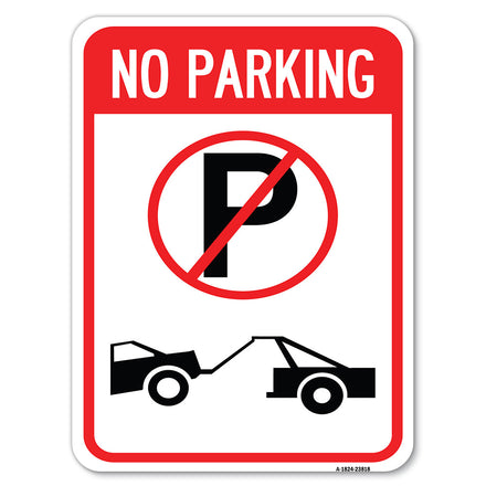 No Parking (No Parking Symbol and Tow Truck Symbol)