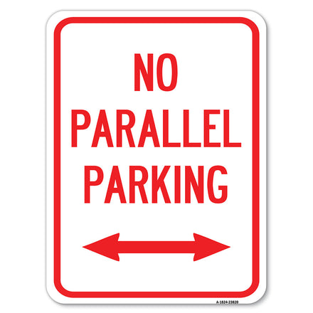 No Parallel Parking with Bidirectional Arrow