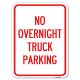 No Overnight Truck Parking