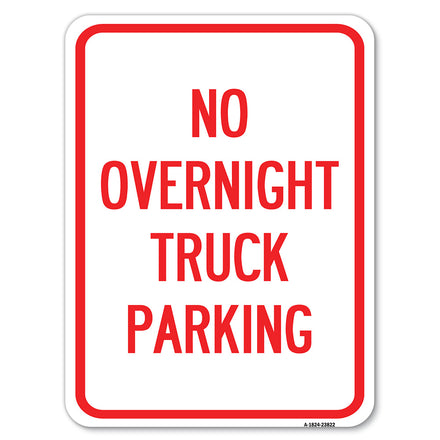 No Overnight Truck Parking