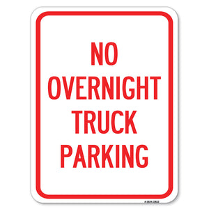 No Overnight Truck Parking