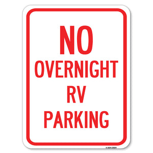 No Overnight RV Parking