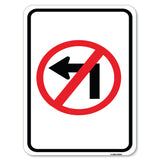 No Left Turn (Graphic Only)