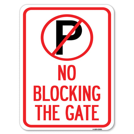No Blocking the Gate with Graphic