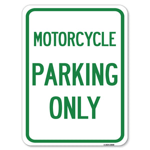 Motorcycle Parking Only