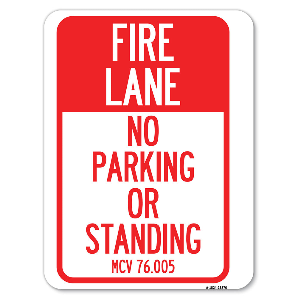 Michigan Fire Lane No Parking or Standing