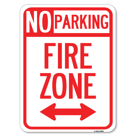 Fire Zone with Bidirectional Arrow