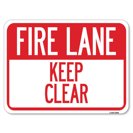 Fire Lane, Keep Clear