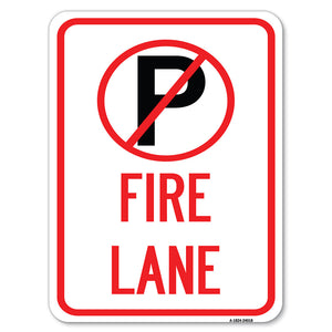 Fire Lane (No Parking Symbol)