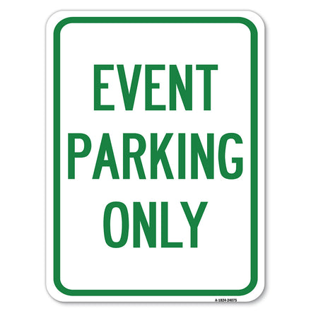 Event Parking Only