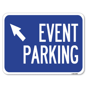 Event Parking (Up Left Arrow Symbol)